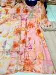 FASHIONABLE ORGANZA DIGITAL PRINTED TOP BOTTOM WITH DUPATTA PARTY WEAR WHOLESALE PRICE ETHNIC GARMENT (4)