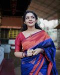 FESTIVE WEAR BANARASI SILK WEAVING WORK SAREE WITH UNSTITCHED BLOUSE PARTY WEAR WHOLESALE PRICE ETHNIC GARMENT (1)