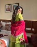 LATEST CHINON EMBROIDERY ZARI SEQUENCE AND LACE WORK TOP PALAZZO WITH DUPATTA FESTIVE WEAR WHOLESALE PRICE ETHNIC GARMENT (4)