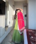 LATEST CHINON EMBROIDERY ZARI SEQUENCE AND LACE WORK TOP PALAZZO WITH DUPATTA FESTIVE WEAR WHOLESALE PRICE ETHNIC GARMENT (4)
