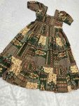 LATEST COTTON PRINTED WITH FRILL WORK GOWN CASUAL WEAR WHOLESALE PRICE ETHNIC GARMENT (26)