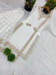 LATEST CRUNCHY SILK EMBROIDERY SEQUENCE WORK TOP SHARARA WITH DUPATTA FESTIVE WEAR WHOLESALE PRICE ETHNIC GARMENT (2)
