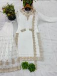 LATEST CRUNCHY SILK EMBROIDERY SEQUENCE WORK TOP SHARARA WITH DUPATTA FESTIVE WEAR WHOLESALE PRICE ETHNIC GARMENT (2)