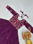 LATEST GEORGETTE SEQUENCE THREAD WORK GOWN FESTIVE WEAR WHOLESALE PRICE ETHNIC GARMENT (16)
