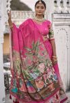 LATEST MANIPURI SILK PRINTED WITH CONTRAST BORDER WORK LEHENGA CHOLI WITH DUPATTA FESTIVE WEAR WHOLESALE PRICE ETHNIC GARMENT (2)