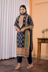 LATEST MUSLIN DIGITAL PRINTED TOP BOTTOM WITH DUPATTA FESTIVE WEAR WHOLESALE PRICE ETHNIC GARMENT (8)