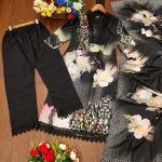 LATEST MUSLIN DIGITAL PRINTED TOP BOTTOM WITH DUPATTAFESTIVE WEAR WHOLESALE PRICE ETHNIC GARMENT (2)