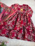 LATEST ROMAN SILK MILL PRINT FOIL WORK GOWN WITH DUPATTA FESTIVE WEAR WHOLESALE PRICE ETHNIC GARMENT (5)