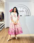 LATEST SOFT ORGANZA DIGITAL PRINTED ONE PIECE CASUAL WEAR WHOLESALE PRICE ETHNIC GARMENT (11)