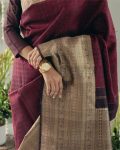 MOST PICKED BANARASI SILK WEAVING WORK SAREE WITH UNSTITCHED BLOUSE PARTY WEAR WHOLESALE PRICE ETHNIC GARMENT (9)