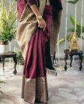 MOST PICKED BANARASI SILK WEAVING WORK SAREE WITH UNSTITCHED BLOUSE PARTY WEAR WHOLESALE PRICE ETHNIC GARMENT (9)