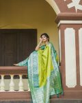 MOST PICKED BANARASI SILK WEAVING WORK SAREE WITH UNSTITCHED BLOUSE PARTY WEAR WHOLESALE PRICE ETHNIC GARMENT (4)