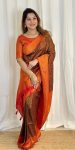 MOST PICKED BANARASI SOFT SILK GOLD WEAVING WORK SAREE WITH UNSTITCHED BLOUSE PARTY WEAR WHOLESALE PRICE ETHNIC GARMENT (1)