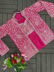 MOST PICKED GEORGETTE EMBROIDERY WORK PALAZZO CHOLI WITH KOTI PARTY WEAR WHOLESALE PRICE ETHNIC GARMENT (5)
