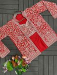 MOST PICKED GEORGETTE EMBROIDERY WORK PALAZZO CHOLI WITH KOTI PARTY WEAR WHOLESALE PRICE ETHNIC GARMENT (7)