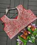 MOST PICKED GEORGETTE EMBROIDERY WORK PALAZZO CHOLI WITH KOTI PARTY WEAR WHOLESALE PRICE ETHNIC GARMENT (7)