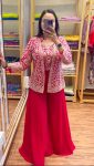 MOST PICKED GEORGETTE EMBROIDERY WORK PALAZZO CHOLI WITH KOTI PARTY WEAR WHOLESALE PRICE ETHNIC GARMENT (5)