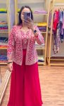 MOST PICKED GEORGETTE EMBROIDERY WORK PALAZZO CHOLI WITH KOTI PARTY WEAR WHOLESALE PRICE ETHNIC GARMENT (5)