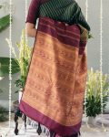 NEW ARRIVAL BANARASI SILK WEAVING WORK SAREE WITH UNSTITCHED BLOUSE PARTY WEAR WHOLESALE PRICE ETHNIC GARMENT (8)