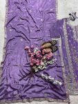 NEW ARRIVAL CHINON EMBROIDERY SEQUENCE CODING WORK TOP PALAZZO WITH DUPATTA PARTY WEAR WHOLESALE PRICE ETHNIC GARMENT (3)