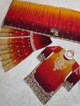 NEW ARRIVAL CHINON SILK EMBROIDERY CODING DORI SEQUENCE WORK TOP SHARARA WITH DUPATTA PARTY WEAR WHOLESALE PRICE ETHNIC GARMENT (20)