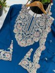 NEW ARRIVAL CHINON SILK EMBROIDERY CODING DORI-SEQUENCE WORK TOP SHARARA WITH DUPATTA PARTY WEAR WHOLESALE PRICE ETHNIC GARMENT (3)