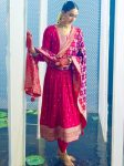 NEW ARRIVAL CHINON SILK EMBROIDERY SEQUENCE WORK GOWN BOTTOM WITH DUPATTTA FESTIVE WEAR WHOLESALE PRICE ETHNIC GARMENT (18)