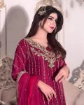 NEW ARRIVAL CHINON SILK EMBROIDERY SEQUENCE WORK WITH RIVET MOTI WORK TOP BOTTOM WITH DUPATTA FESTIVE WEAR WHOLESLE PRICE ETHNIC GARMENT (6)