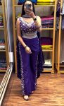 NEW ARRIVAL CHINON THREAD SEQUENCE WORK STITCHED BLOUSE PALAZZO WITH DUPATTA PARTY WEAR WHOLESALE PRICE ETHNIC GARMENT (7)