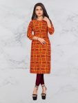 NEW ARRIVAL CREEP DIGITAL PRINTED KURTI CASUAL WEAR WHOLESALE PRICE ETHNIC GARMENT (1)
