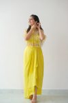 NEW ARRIVAL CREPE PLAIN TUBE TOP PLEATED DHOTI WITH NET DESIGNER KOTI PARTY WEAR WHOLESALE PRICE ETHNIC GARMENT (3)