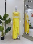 NEW ARRIVAL CREPE PLAIN TUBE TOP PLEATED DHOTI WITH NET DESIGNER KOTI PARTY WEAR WHOLESALE PRICE ETHNIC GARMENT (3)
