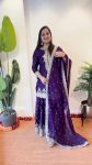 NEW ARRIVAL GEORGETTE EMBROIDERY AND SEQUENCE WORK TOP PALAZZO WITH DUPATTA FESTIVE WEAR WHOLESALE PRICE ETHNIC GARMENT (4)