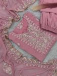 NEW ARRIVAL GEORGETTE EMBROIDERY SEQUENCE WORK TOP PALAZZO WITH DUPATTA PARTY WEAR WHOLESALE PRICE ETHNIC GARMENT (4)