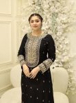 NEW ARRIVAL GEORGETTE EMBROIDERY WORK TOP BOTTOM WITH DUPATTA FESTIVE WEAR WHOLESALE PRICE ETHNIC GARMENT (3)