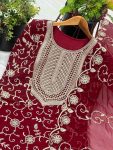 NEW ARRIVAL GEORGETTE EMBROIDERY WORK TOP SHARARA WITH DUPATTA FESTIVE WEAR WHOLESALE PRICE ETHNIC GARMENT (2)