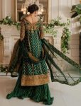 NEW ARRIVAL GEORGETTE SEQUENCE EMBROIDERY WORK TOP SHARARA WITH DUPATTA FESTIVE WEAR WHOLESALE PRICE ETHNIC GARMENT (9)