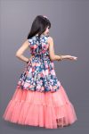 NEW ARRIVAL NET LACE WORK KID’S LEHENGA WITH DIGITAL PRINTED TOP FESTIVE WEAR WHOLESALE PRICE ETHNIC GARMENT (4)