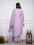 NEW ARRIVAL RAYON SLUB EMBROIDERY WORK TOP BOTTOM WITH DUPATTA FESTIVE WEAR WHOLESALE PRICE ETHNIC GARMENT (9)