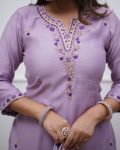 NEW ARRIVAL RAYON SLUB EMBROIDERY WORK TOP BOTTOM WITH DUPATTA FESTIVE WEAR WHOLESALE PRICE ETHNIC GARMENT (9)