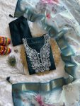 NEW ARRIVAL ROMAN SILK EMBROIDERY AND SEQUENCE WORK TOP BOTTOM WITH DUPATTA FESTIVE WEAR WHOLESALE PRICE ETHNIC GARMENT (6)