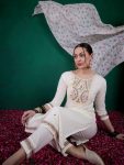 NEW ARRIVAL SCHIFFLI COTTON EMBROIDERY SEQUENCE WORK TOP BOTTOM WITH DUPATTA PARTY WEAR WHOLESALE PRICE ETHNIC GARMENT (3)