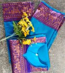 NEW ARRIVAL SILK COTTON WEAVING WORK KURTI WITH DUPATTA FESTIVE WEAR WHOLESALE PRICE ETHNIC GARMENT (3)