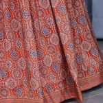 NEW ARRIVAL SILK CRAPE AZARAKH PRINTED LEHNGA FULLY STITCHED LEHENGA CHOLI FESTIVE WEAR WHOLESALE PRICE ETHNIC GARMENT (5)