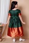 NEW ARRIVAL TAFFETA SILK WEAVING JACQUARD DESIGN WORK PATTU PAVADAI DRESS FOR KID’S FESTIVE WEAR WHOELSALE PRICE ETHNIC GARMENT (3)