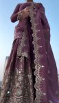 NEW ARRIVAL TWILL NET EMBROIDERY SEQUENCE WORK TOP SHARARA WITH DUPATTA PARTY WEAR WHOLESALE PRICE ETHNIC GARMENT (3)