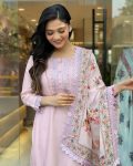 NEW ARRIVAL VISCOSE CHANDERI READY MADE LACE WORK TOP BOTTOM WITH DUPATTA FESTIVE WEAR WHOLESALE PRICE ETHNIC GARMENT (5)