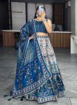 RICH LOOK ART SILK PRINTED WITH GOTA PATTI WORK ON KALI LEHENGA CHOLI WITH DUPATTA FESTIVE WEAR WHOLESALE PRICE ETHNIC GARMENT (7)
