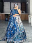 RICH LOOK ART SILK PRINTED WITH GOTA PATTI WORK ON KALI LEHENGA CHOLI WITH DUPATTA FESTIVE WEAR WHOLESALE PRICE ETHNIC GARMENT (7)