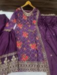 RICH LOOK CHINON SILK DIGITAL PRINT WITH EMBROIDERY SEQUENCE WORK TOP PALAZZO WITH DUPATTA FESTIVE WEAR WHOLESALE PRICE ETHNIC GARMENT (6)